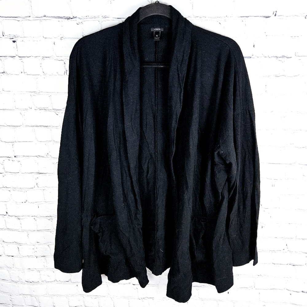 J. CREW | J1506 lightweight open front long sleeve cardigan